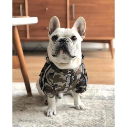 S-5XL Pet Dogs Clothes Raincoat for Puppy Small Big Dogs Clothing French Bulldog PoodleClothes Pugs Dogs Hoodies Dog Windbreaker