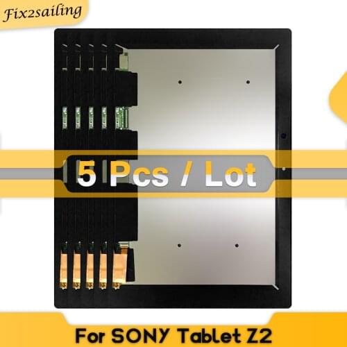 5 Pcs Lots For Sony Xperia Tablet Z2 SGP511 SGP512 SGP521 SGP541 SGP551 SGP561 LCD Display With Touch Screen Replacement For Z2