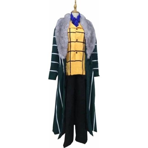 2017 One Piece Shichibukai Sir Crocodile Cosplay Costume Custom Made Any Size