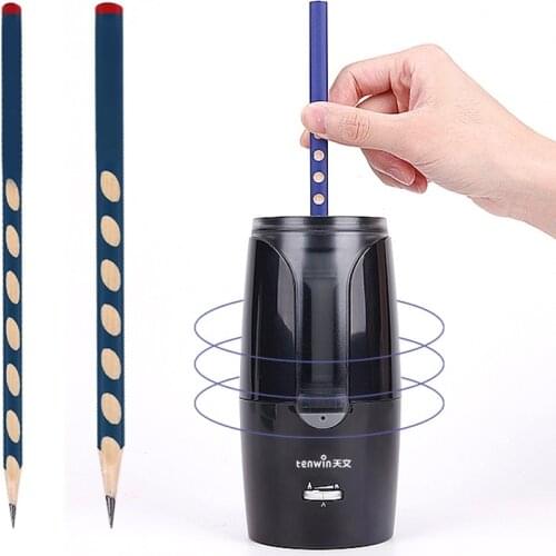 Electric Automatic Pencil Sharpener Luxurry Brand Large Hole School Student Pen Sharpeners Children Artists Writing Stationery
