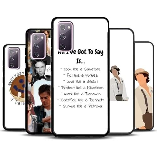 Damon and Stefan Vampire Diaries Case For Samsung S20 FE S8 S9 S10 Plus Cover Case For Galaxy S21 Ultra Note 20 9 10