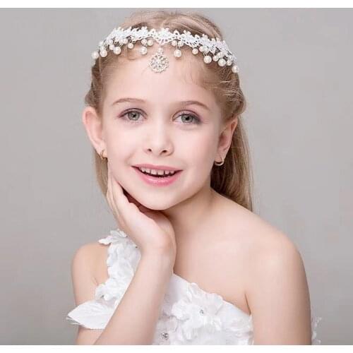 Childrens Crown Tiara Princess Girls Crown Crystal Hair Band Korea Chosen Hair Band Girls Birthday Gift Headband