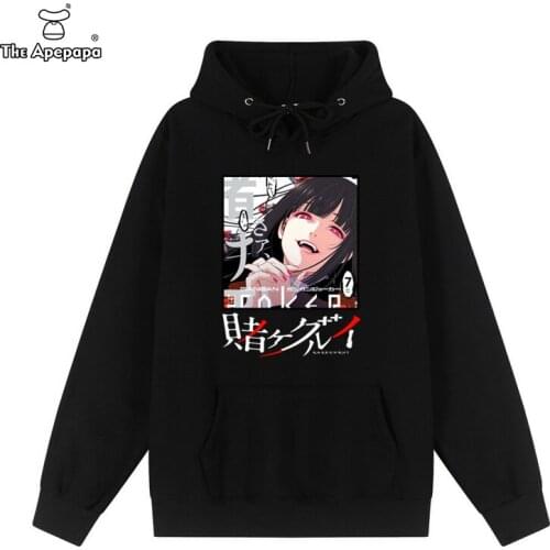 2021 Hot Anime Gambling Abyss Hoodies Men/women Fashion Hip Hop Harajuku New High Quality Hoodies and Sweatshirt
