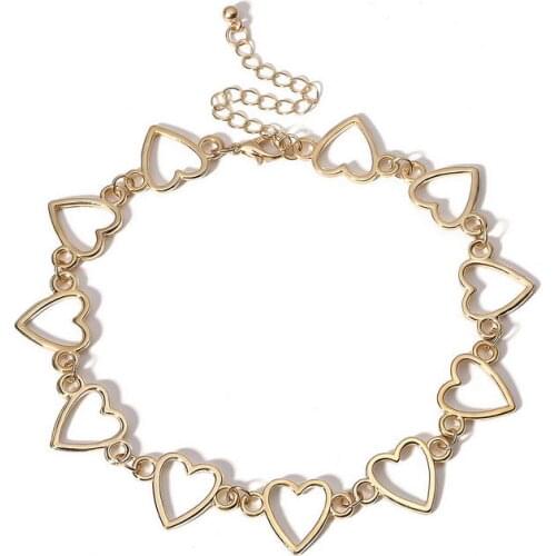 Classic Chains Choker Collar Necklaces for Women Chains Choker Necklaces Gold Link Chains Collar Necklaces