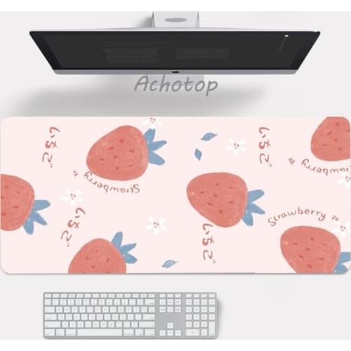 Fashion Large Anime Pink Mousepad Gamer Cute Kawaii Gaming Mouse Pad Rubber Otaku Locking Edge Big Laptop Notebook Desk Mats