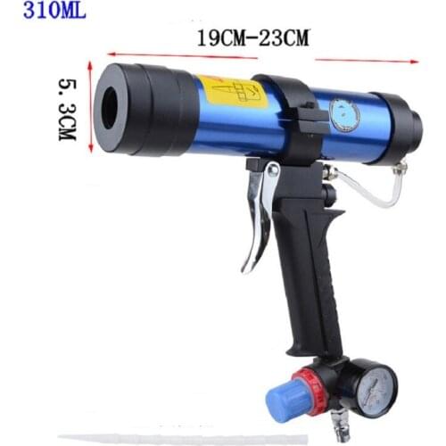 NEW 1pcs 310ml Pneumatic air glass glue guns Pneumatic Caulking Gun Glass Glue Gun Air Rubber Gun Caulk Applicator Tool