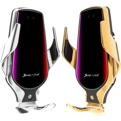 2020 NEW Smart Sensor Car Wireless Charging Holder QI 10W Fast Charger For iPhone 11 Pro Max For Samsung Cell Phone Holder Stand