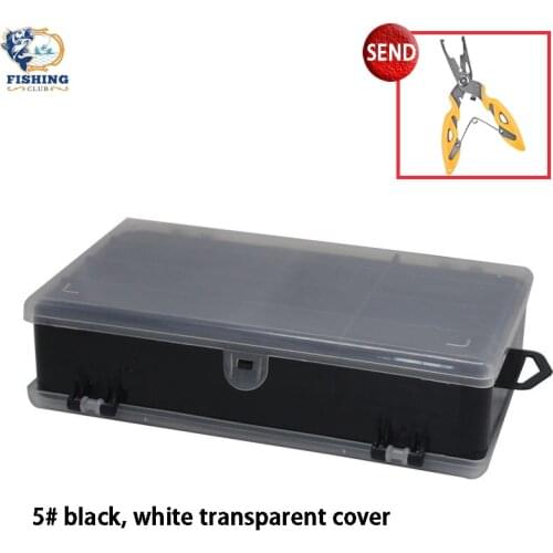 Oudijia Professional Fishing Lure Tackle Box Compartments Double Sided Fishing Lure Bait Hooks Tackle Fishing Accessories