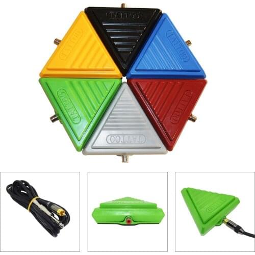 Tattoo Power Foot Pedal Switch Premium Triangle Switch With RCA Clip Cord For Machine Gun Professional Supply Durable safety