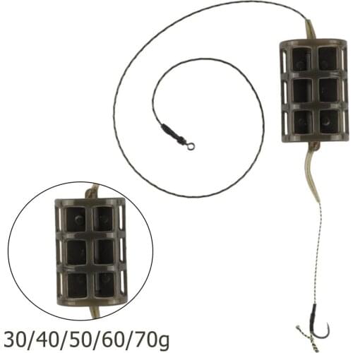 Carp Fishing Hook Group 30/40/50/60/70g Lead Core Braid Line Hook Rig Set Tackle High Carbon Steel Fishing Equipment Hooks