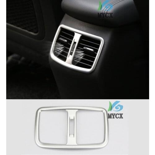 For Hyundai Tucson accessories 2015 2016 2017 2018 ABS Car Back Rear Air Condition outlet Vent frame Cover Trim Car Styling 1PCS