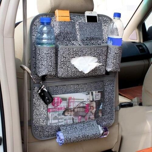1PC Car Storage Bag Hanging Box Back Seat Bag Organizer Backseat Holder Pockets Car-styling Protector Auto Accessories For kid