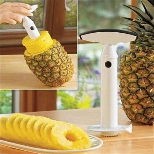 100Pcs/Lot 2017 Fashion Parer Pineapple Corer Slicers Peeler Fruit Cutter Kitchen Easy Tool (Size: 1)