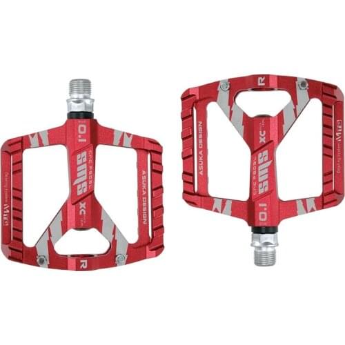 2021 Top 1 Pair Bike Ultralight Non-slip Flat Pedals Aluminum Alloy Sealed Bearings Pedal