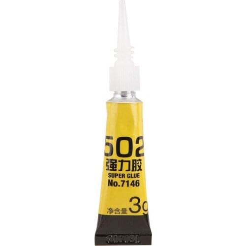 3g Liquid Super Glue 502 Strong Bond Leather Wood Rubber Metal Glass Powerful Universal Glue