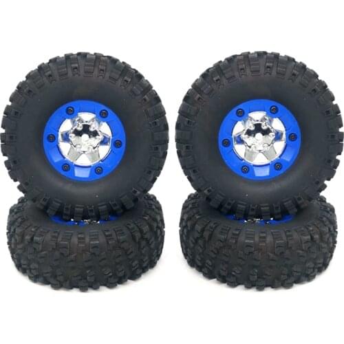4Pcs Left & Right Tires Wheel Tyre Kit for Wltoys 12428 12428-B 12423 1/12 RC Car Spare Replace Parts Accessories
