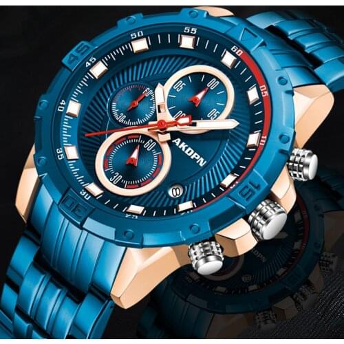 Мужские часы из нержавеющей стали AKDPN China At AliExpress