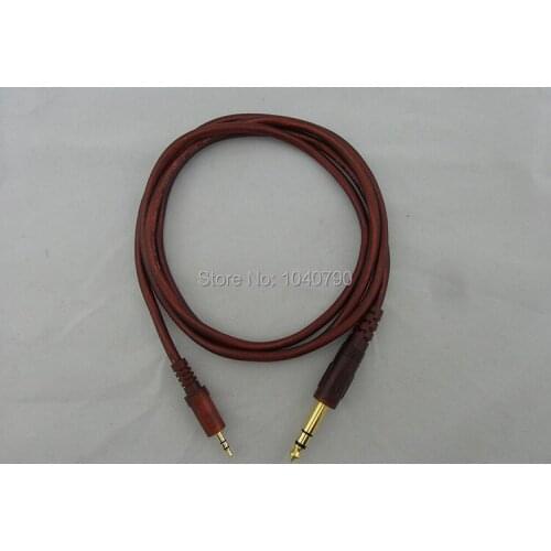 6.5/6.3/6.35 to Stereo double track 3.5 mixer Audio cable Audio and video signal transmission line 1.5M 4.8ft