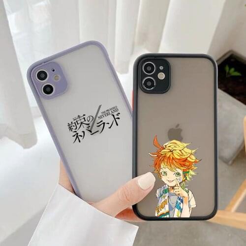 Phone Case Cover for Iphone 12 Pro Max 11 Pro XS MAX 8 7 6 6S Plus X SE 2020 XR The Promised Neverland Anime Coque Shell