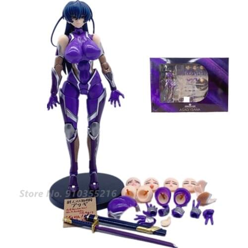 Native Taimanin Asagi Igawa Movable Ninja Yukikaze Rinko Akiyama Pole Dance PVC Action Figure Anime Figure Model Toys Collection