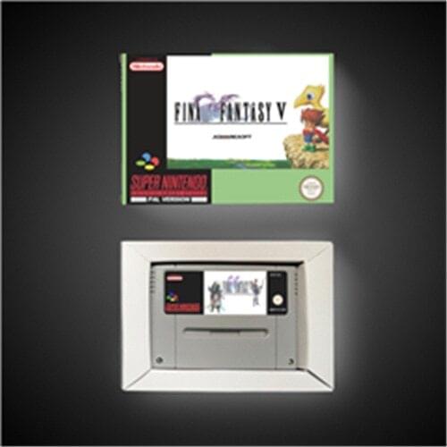 Final Game Fantasy V 5 - EUR Version RPG Game Card Battery Save With Retail Box
