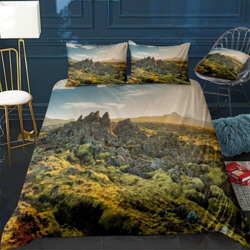Another World 3 Quilt Cover Pillowcase 3Piece Comforter Bedding Set With Pillow Case Single Double Duvet Cover Home Decora