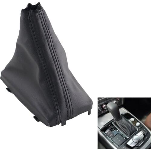 LHD Automatic Gear Shift Knob Lever Cover For Audi A3 S3 RS3 Q3 S6 RS6 A4 A5 A7 Passat Golf 6 7 Golf 6GTI 7GTI Golf R CC