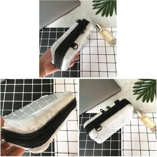 Mini Bag Makeup Overnight Travel Cosmetic Hard Bag Storage Bags Marble Print Organizer -MX8