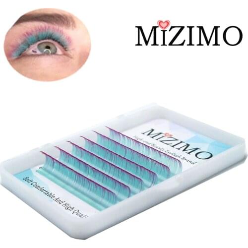 MIZIMO neue farbe pfropfen wimpern 0,07/0,1mm 8-15mm künstliche mähne weiß wimpern persönlichkeit wimpern verlängerung
