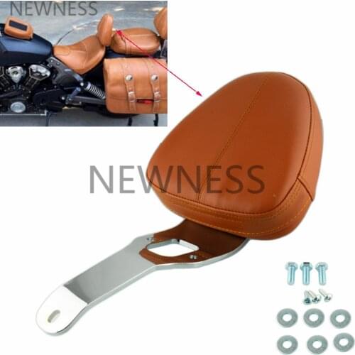 Rider Backrest Pad For Indian Scout 16-19 Sixty Scout 15-Up Sissy Bar Detachable Seat Support Motorcycle Rider Sissy Bar