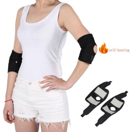 Back Support 1 Pair Of Self-heating Tourmaline Elbow Support Brace Pad Health Care Arthritis Protector Corrector