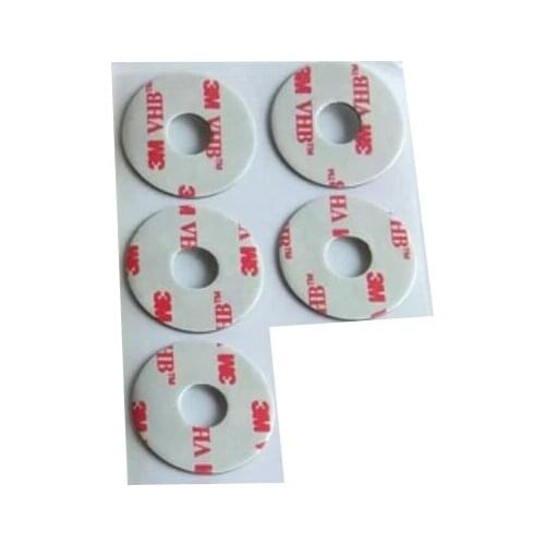 3M VHB 4941 Strong Adhesive Double Sided Sticky Pad Mounts Pads Washers Centre Hole For Pop Up Phone Holder Round 30mm