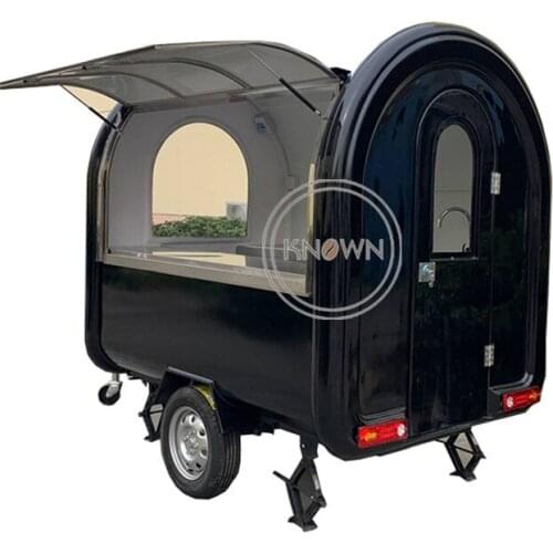 OEM provided 2m length Can be customized Food Trailer Mobile Food Cart Food Truck coffee cart hot dog cart for sale