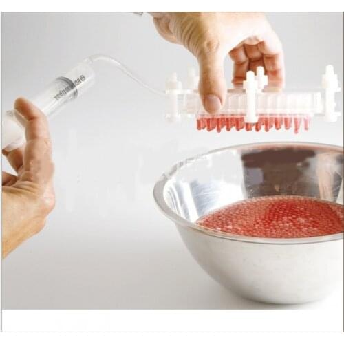 Fish-seed Producer 100-Hole Maker Molecular Gourmet Tools Strainer With Tube Gadgets Kitchen Appliances Fish Cleaner