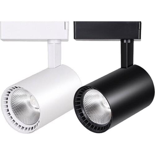 LED Surface Mounted Spotlight 20W 30W Voltage 110V 220V Super Bright Ceiling-mounted Cob Small Track Light Living Room E11869