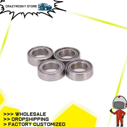 RCAWD 4PCS Ball Bearing 6x10x3mm RCAWD For Rc Hobby Model Car 1/18 Fs Racing Big Foot Monster Truck 736090 Hopup Parts