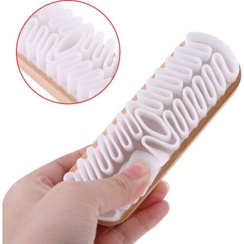 Decontamination Brush D-type Suede Leather Velvet Snow Boots Shoes Cleaning Brushes Water-free Convenient Shoe Care Maintenance