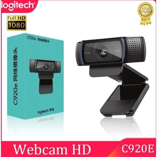 Logitech C920e HD Business Webcam 1080p 30fps Autofocus Camera Widescreen Video Calling and Recording For Desktop or Laptop