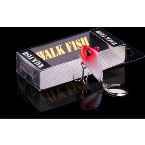 WALK FISH 1PCS Metal Mini VIB With Spoon Fishing Lure 2cm/2.5cm/3cm/3.5cm Fishin Pin Crankbait Vibration Spinner Sinking Bait