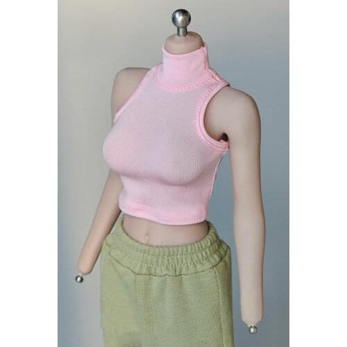 1/6th Tight T-shirt Bottoming Vest Model for 12" Female Body