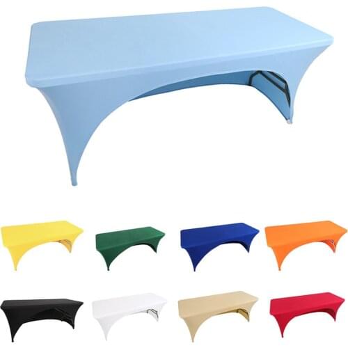 1pc 183*74*76cm Beauty Salon Massage Elastic Bed Cover High Stretch Wedding Hotel Birthday Table Cover Buffet Cloth Table Cloth
