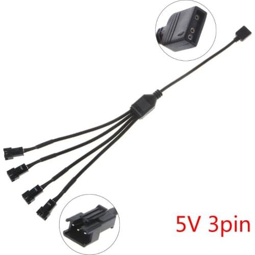 1pc 5V 3PIN to JST SM 3Pin Fan Interface Female/Male Adapter Cord Wire for Motherboard SYNC Transfer Extension Cable C26