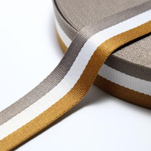 3.2/3.8cm thickened safety belt webbing luggage packing belt intercolor thick webbing binding belt