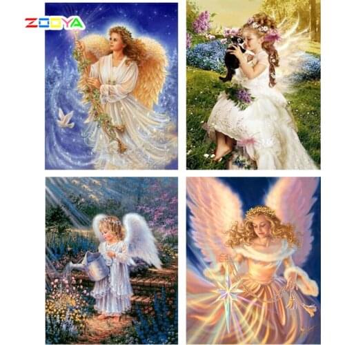 5D Diy Full Diamond Painting Angel Picture Cross Stitch Diamond Embroidery Home Decoration Acupuncture Diamond Unique Gift 6Ts03
