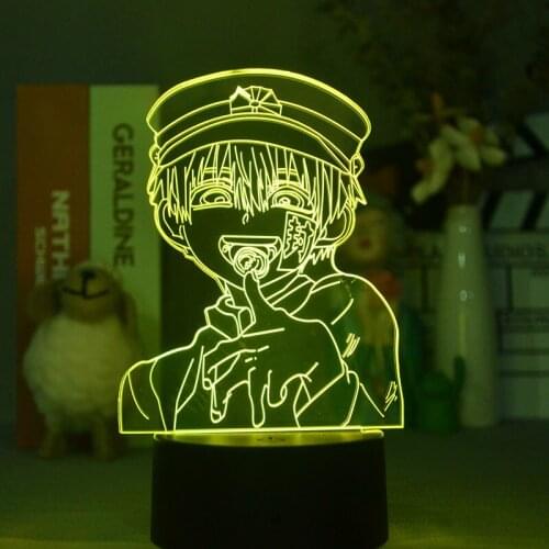 Anime 3d Lamp Toilet Bound Hanako Kun LED Night Light for Kids Room Manga Yugi Amane Nightlight Gifts Acrylic Table Lamp