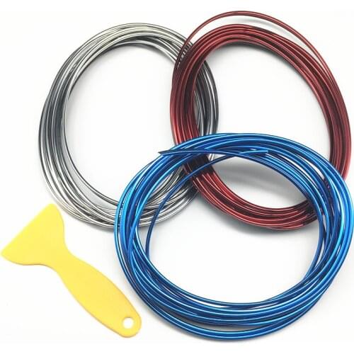 5m Car Grille Interior Exterior Mouldings Trim Decorative Strip Line For KIA Rio K2 K3 K5 K4 KX5 Cerato,Soul,Forte,Sportage R