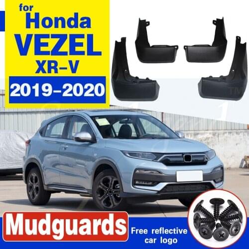 For Honda XR-V Vezel 2019~2020 XR V XRV Car Mud Flaps Front Rear Mudguard Splash Guards Fender Mudflaps Flap 2019 2020