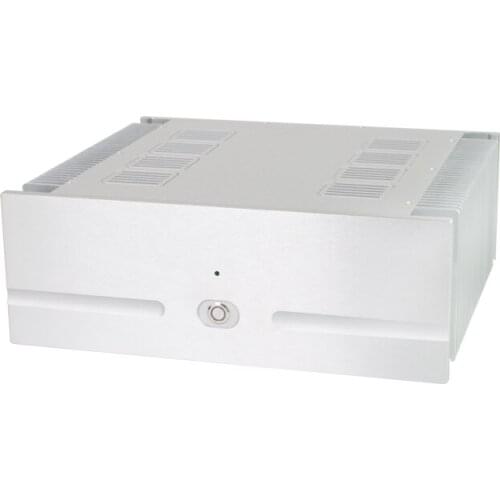 DIY Case 390*432*155mm150 All-Aluminum Class a Rear Power Amplifier Case DIY Box Amplifier Chassis House Enclosure tube preamp