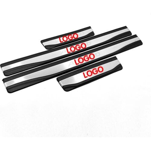 For Honda Accord 10th 2018 2019 Stainless steel styling Accessories Car Door Sills Kick Scuff Plates Protector cover trim 4pcs