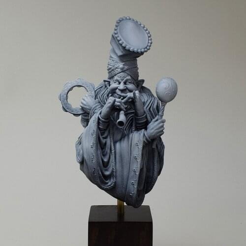 Resin Figure 1/10 ancient man bust Model Unassambled Unpainted Figure Building Kit